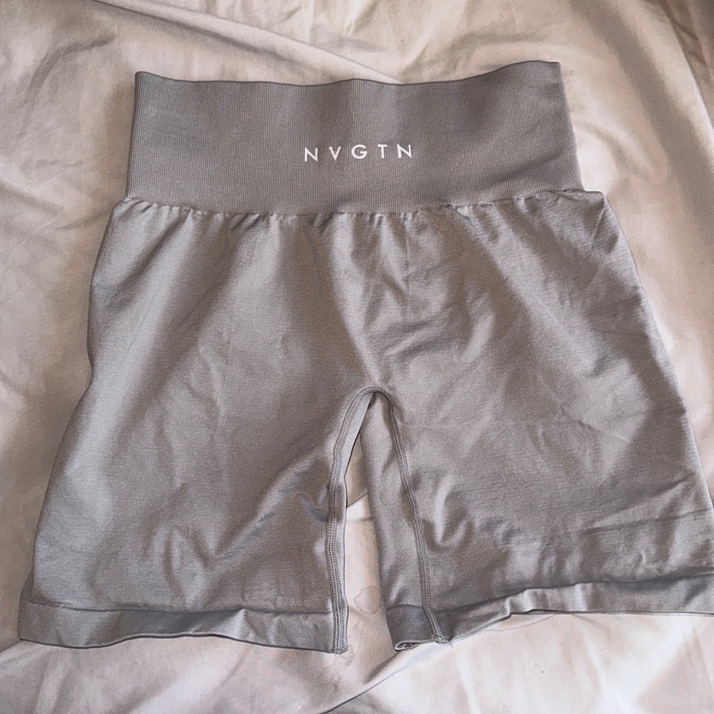 Nvgtn Solid Seamless Shorts Grey - image 1